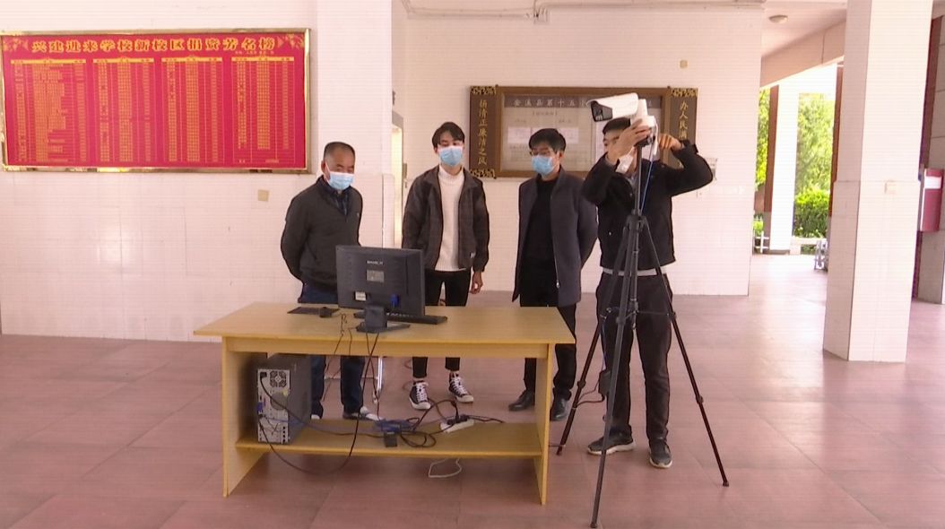 紅外線非接觸測溫儀不到1秒完成多目標體溫檢測，助力校園疫情防控